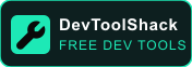 DevToolShack — Free Dev Tools